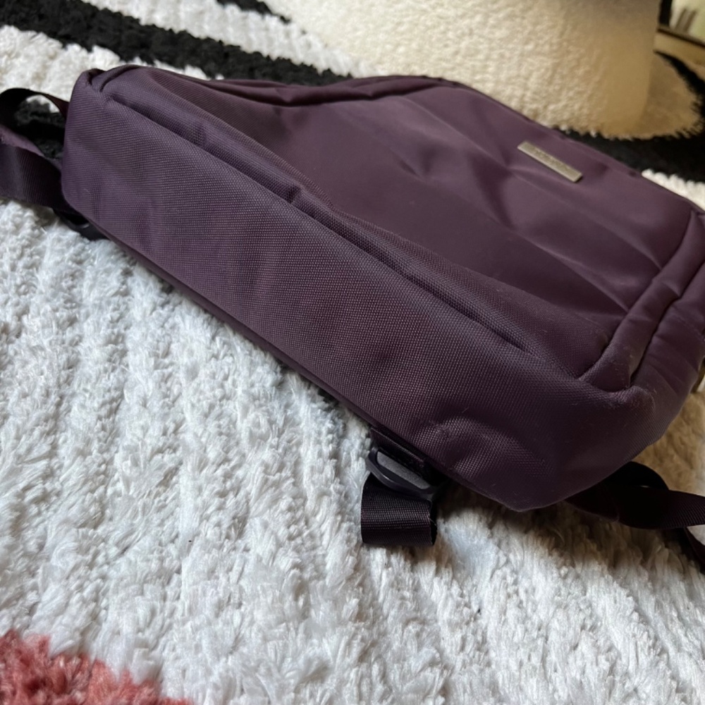 Water-Resistant Purple Computer Backpack - image 5